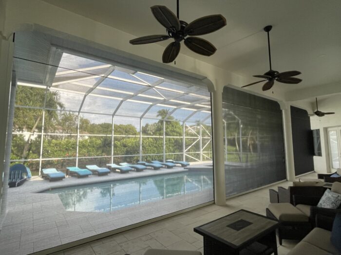 Hurricane Screen installation in Naples, FL